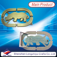 Kundenspezifische Metall-Gedenkbull-Bronze-Wölbungen für Gürtel-Händler in Shenzhen (LZY201300002)